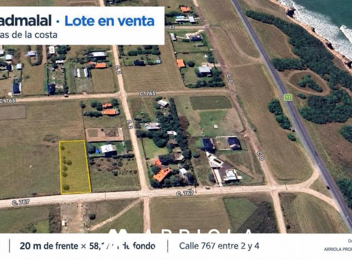 Lote de 20 X 58, a Una Cuadra del Mar. Chapadmalal - 3