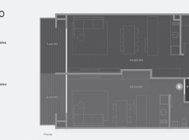 Venta Mono en Pozo Balcon Aterrazado con Parrilla - 2