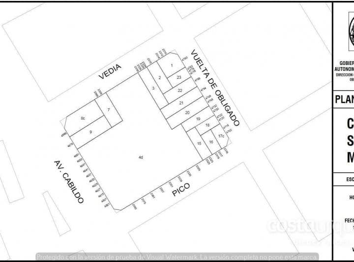 Lote en Nuñez a 100 m de Av Cabildo - Ideal Emprendimiento - Pb Más 10 Pisos Más 2 Retiros. - 5