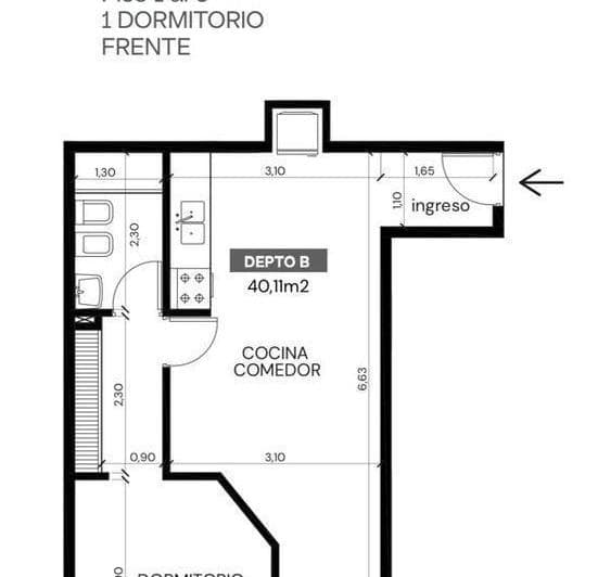 Venta Departamento 1 Dormitorio en General Paz Córdoba - 5