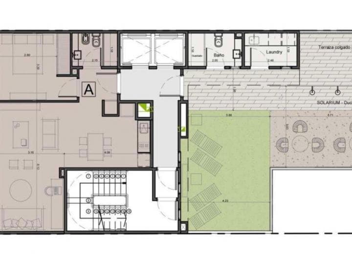 Venta Depto 2 Amb 6to Piso en Construción C/balcón - Nuñez - 4