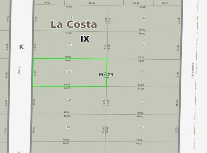 Terreno Venta 15 X 45 m - 600 m 2 Totales - Mar de Ajo - 4