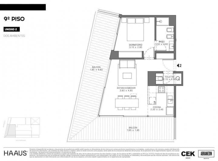 Haaus II Venta Depto 2 Amb Full Amenities en Palermo Soho - 2