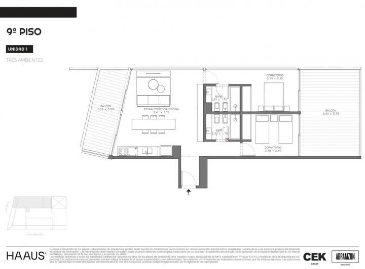 Haaus II Venta Depto 3 Amb Full Amenities en Palermo Soho - 2