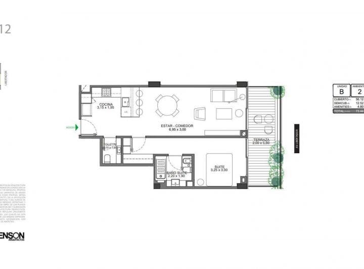 Black Libertador | 2 Ambientes en Suite | Piso Alto | Terraza - 4