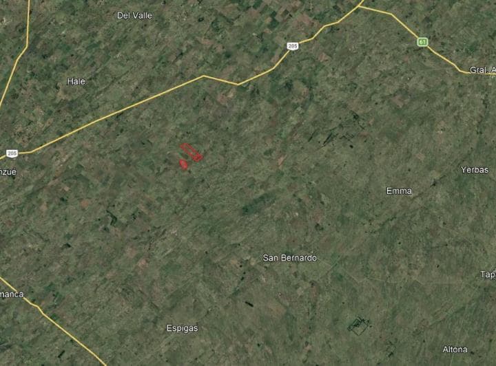 Campo Mixto 2 Parcelas Contiguas Parcela Complementaria de 496 Ha Totales en Gral. Alvear - 2