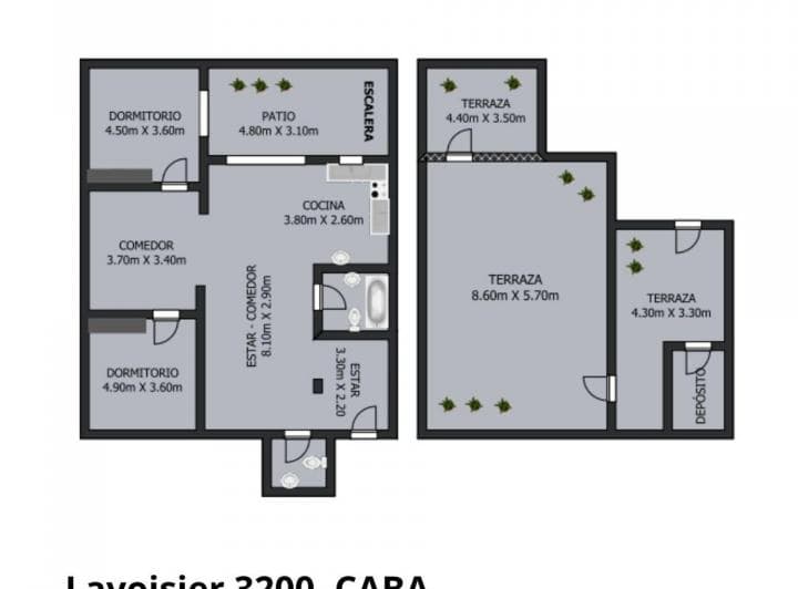 Venta - PH 3 Amb. Villa Urquiza - Patio y Terraza - 2