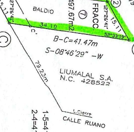 Lote en Venta, Tunuyan, 497 m, Callejon Ruano - 4