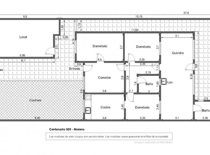 Venta Casa Lote Propio C/local, Pileta/ Moreno - 2