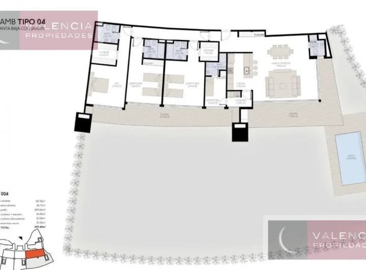 Departamento en Planta Baja con Jardín y Pileta Propia – Vista Al Golf | Yoo Nordelta - 4