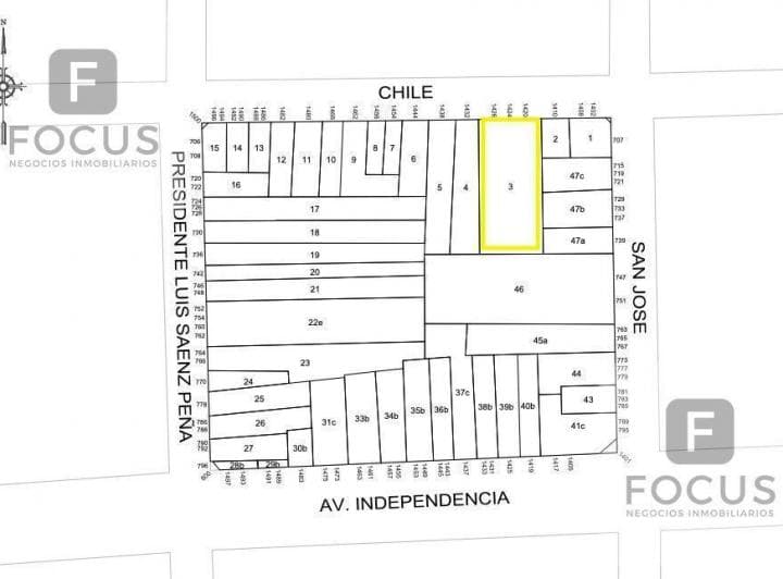 Terrreno Triple Frente en Venta | Monserrat | 8500 m Vendibles - 4