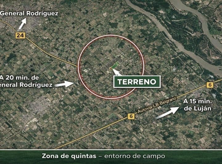 Terreno 20x55 m Oportunidad - General Rodriguez - 2