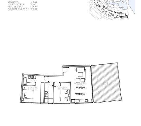 Venta Departamento 3 Ambientes Nordelta con Terraza y Cochera Condominio Lagunita, Nordelta - 2