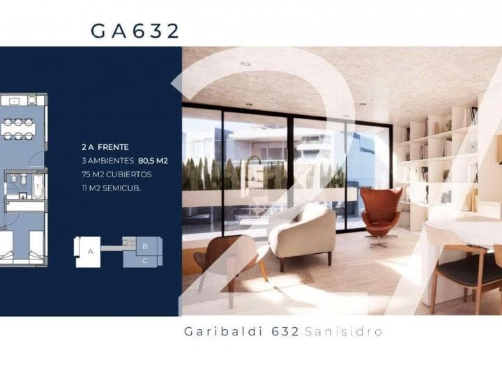 Departamento en Venta en San Isidro, G. B. a. Zona Norte, Argentina - 3