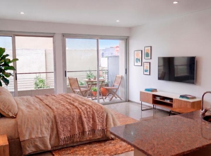 44 m ² a Estrenar Divisible con Balcón Corrido | Villa del Parque - 2