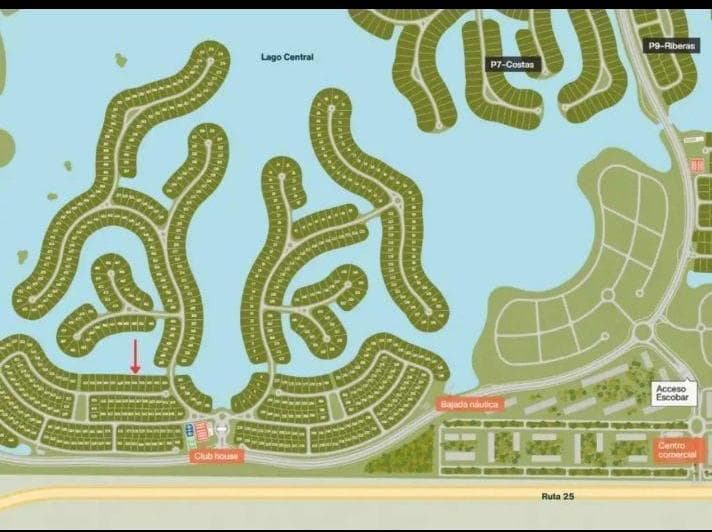 Lote Al Agua en Barrio Amarras - Puertos Escobar - 2
