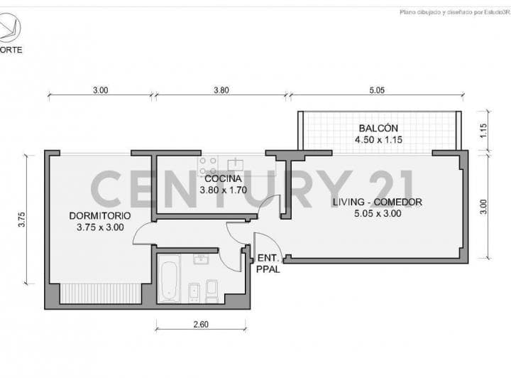 Venta Depto 2 Ambientes Vista y Balcon - Coghlan - 2