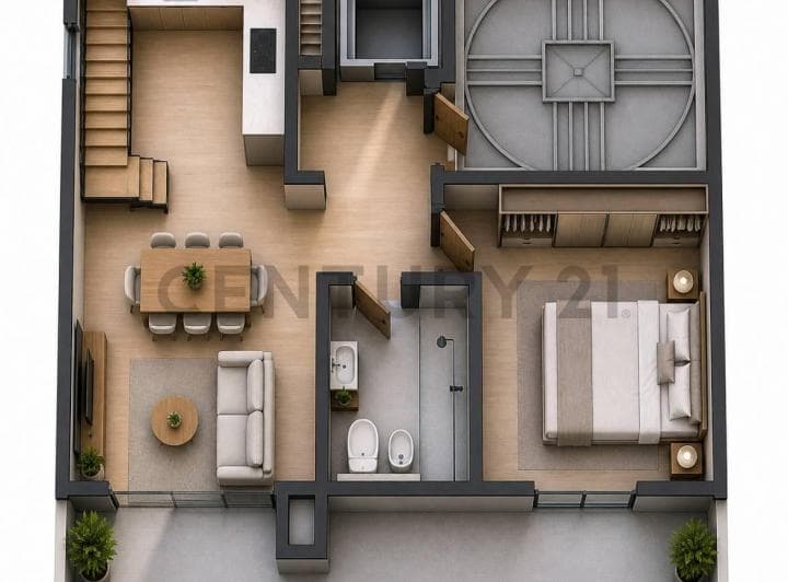 Venta Permuta Departamento Tipo Duplex 3 Amb con Doble Balcon - Saavedra - 5