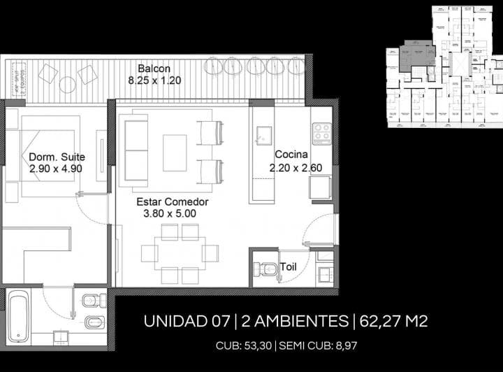 Departamento 2 Amb Venta Belgrano R Amenities - 5