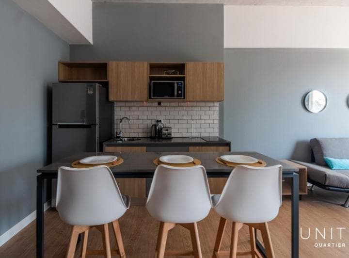 Excelente Loft en Alquiler Temporario Amoblado y Equipado. distrito Quartier, Retiro. - 2