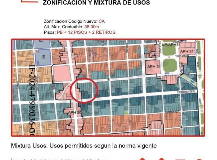 Planos Registrados Para 1900 m², Ideal Local Deptos, a m de Av Corrientes - Lideres en Terrenos - 5