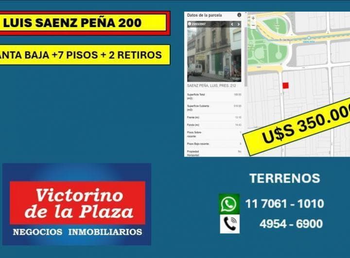 Terreno Balvanera - 1800 m² Construibles - 2