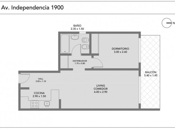 Venta. Dpto 2 Ambientes. Luminoso. C/balcon. Balvanera - 2