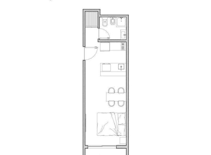 Venta Monoamb en Construc en Pb C/patio Privado - Saavedra - 4
