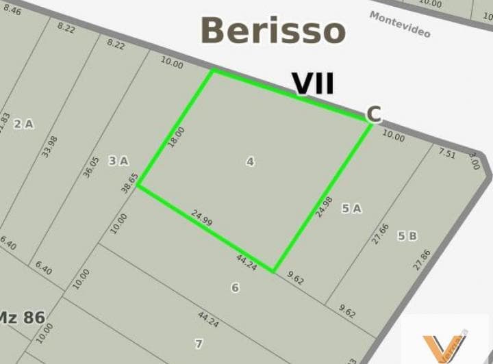 Terreno en Venta - 537 m² - Berisso - 5