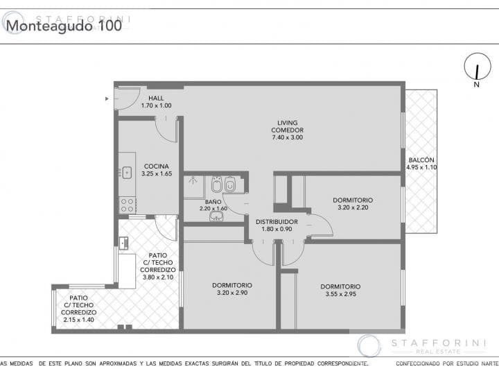 Departamento de 3 Ambientes en Parque Patricios - 2