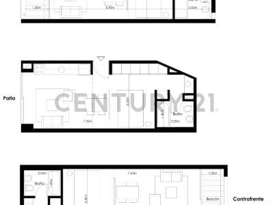 Departamento de 1 dormitorio con balcon a estrenar - 5