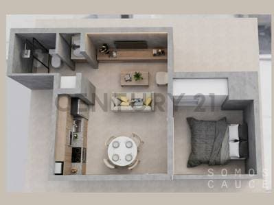Venta departamento 1 Dormitorio Dorrego - 2