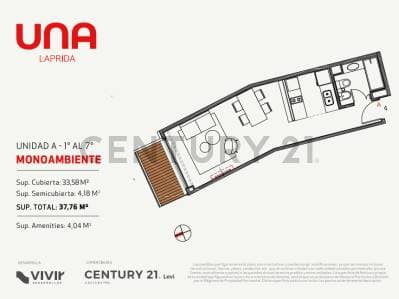 VENTA DEPARTAMENTO MONOAMBIENTE EN POZO EN PALERMO - FINANCIACIÓN - 3