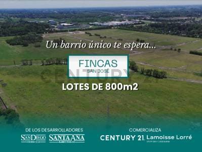 VENTA LOTES 800 MTS2 EN BARRIO CERRADO FINCAS SAN JOSE FRANCISCO ALVAREZ - Principal