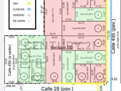 Venta lote para desarrollo en Gonnet calle 28 e/ 494 y 495 - 3