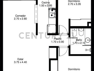 DEPARTAMENTO 2 DORMITORIOS EN POZO EN VENTA- LA PLATA - 2