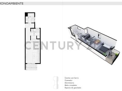 OPORTUNIDAD: Depto Monoambiente - Martin Coronado - ACEPTA PERMUTA - 4