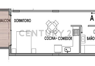 Monoambiente con Balcon al Frente en Venta - Pozo - 2
