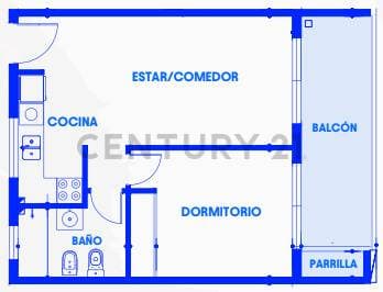 VENTA MONOAMBIENTE EN POZO – CASEROS - PROYECTO ISOLINA - Principal
