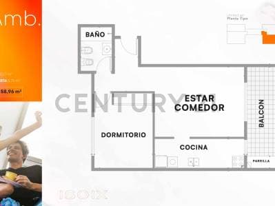 VENTA Departamento 2 Ambientes con Balcón y Parrilla | Caseros – Financiación - 2