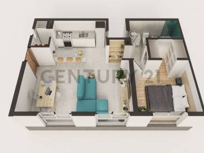 Venta Departamento en pozo 2 AMBIENTES, La Plata. - 3