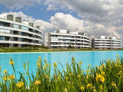Departamento 2 ambientes con cochera en venta en Lagoon Pilar - Principal