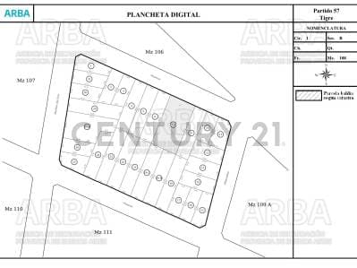 Lote en Tigre Centro - Apto Edificio - Principal
