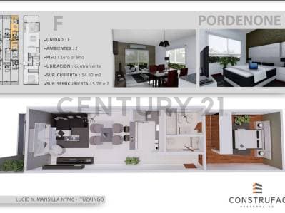 Emprendimiento en Ituzaingó –Dos ambientes con vestidor y amenities - 2