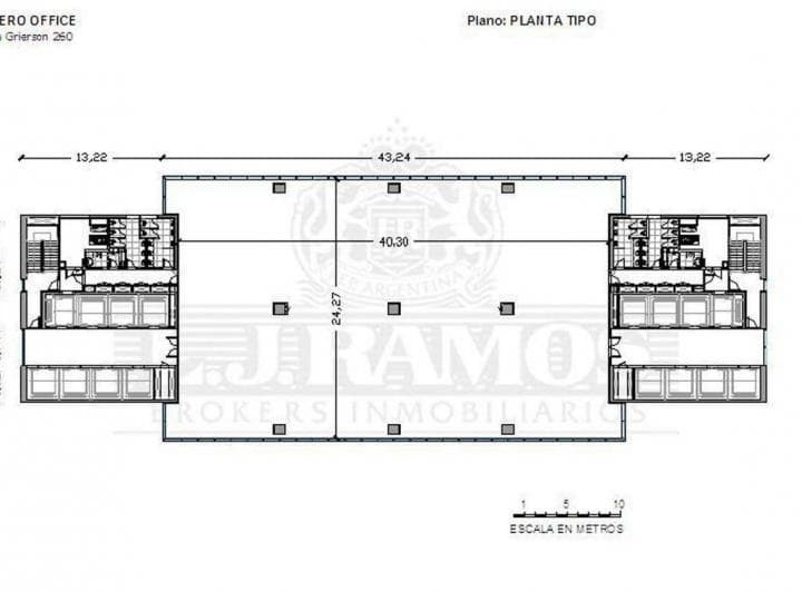 Alquiler - Oficina - Puerto Madero - Madero Office - Planta Libre - 1.228 m² - 12 Cocheras - 2