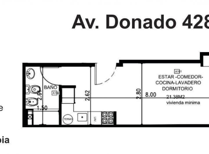 Departamento Mono Ambiente (Venta en Pozo) Vendido - 5