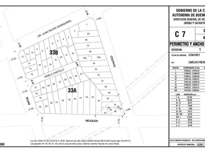 Terreno en Venta en Caballito - 2