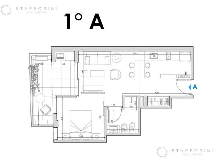 Departamento Monoambiente Divisible en Villa Devoto - 3