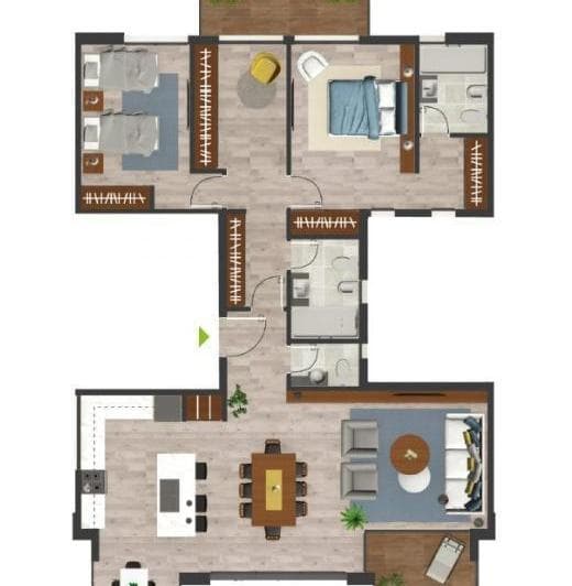 Departamento de 4 Ambientes en Playa Grande - 5