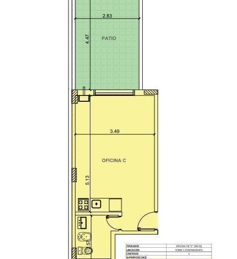 Departamento de un Dormitorio con Balcon - 2